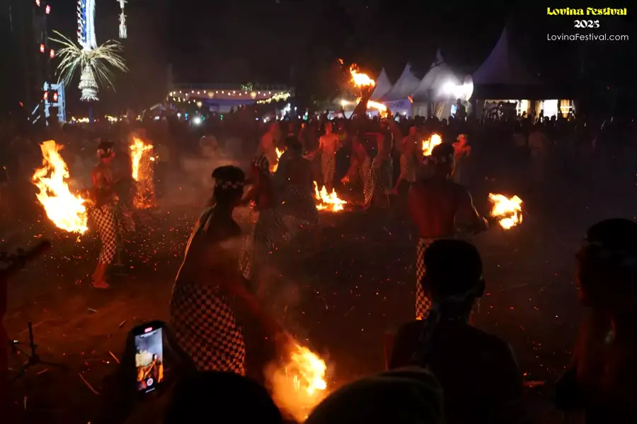 Lovina Festival 2025 — beach fire